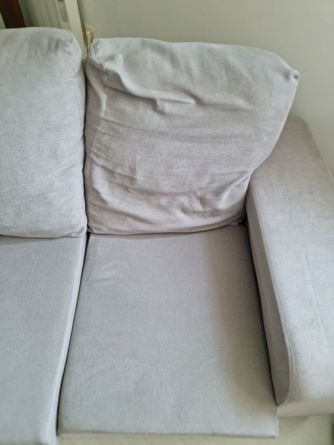 Sofa cinzento chaise long