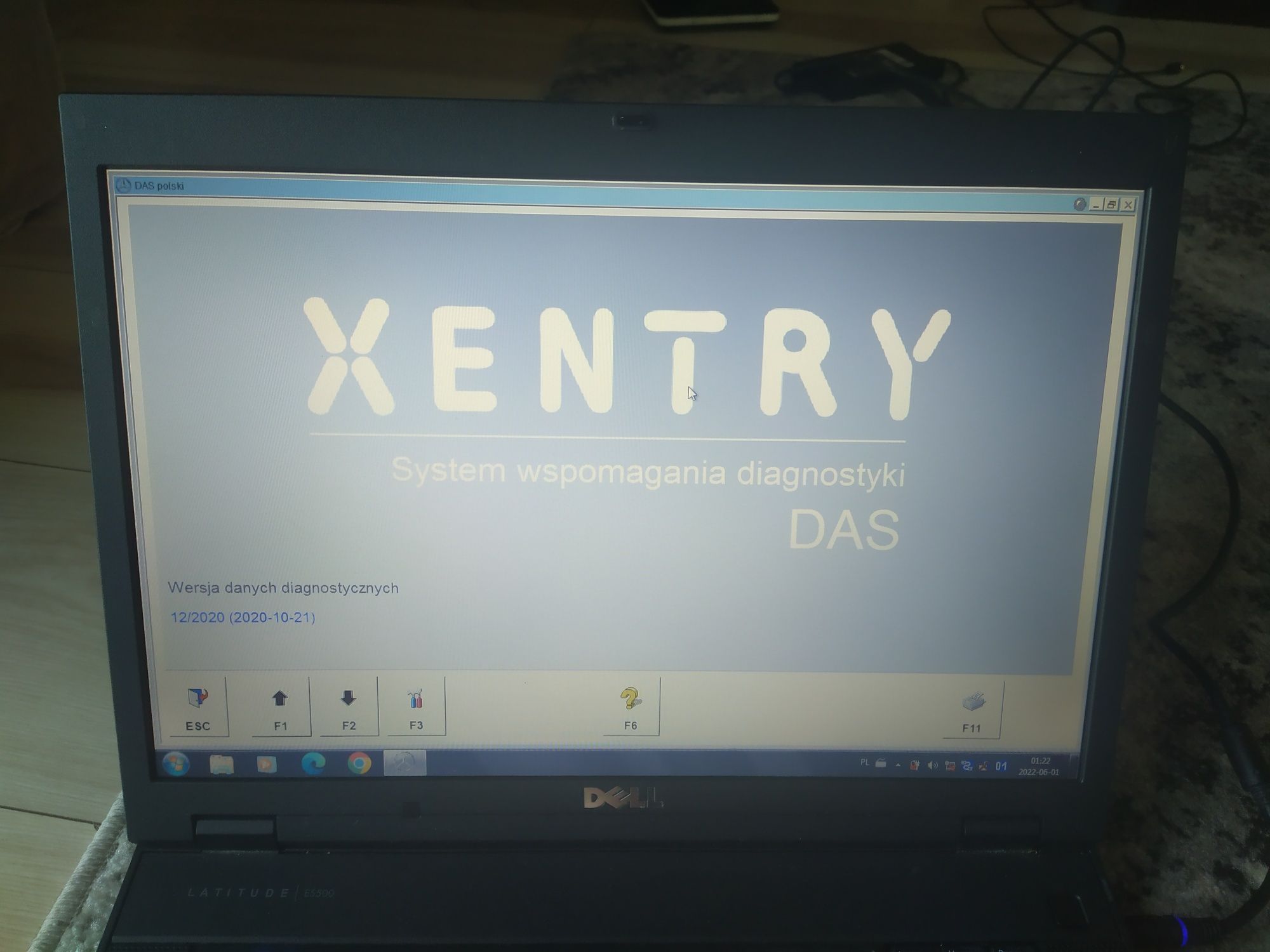 Laptop diagnostyczny Dell E5500 Xentry C4 star diagnosis 2020r