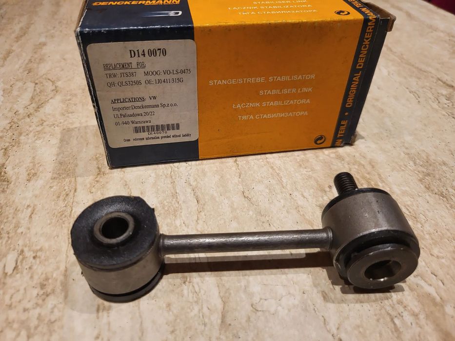 Łącznik drążka  drążek stabilizatora przód L/P 105mm  AUDI A3, A4 B5, TT; SEAT LEON, TOLEDO II; SKODA OCTAVIA I, OCTAVIA II, OCTAVIA I/KOMBI, SUPERB I; VW BORA, BORA I 1.4-2.8 11.94-12.13