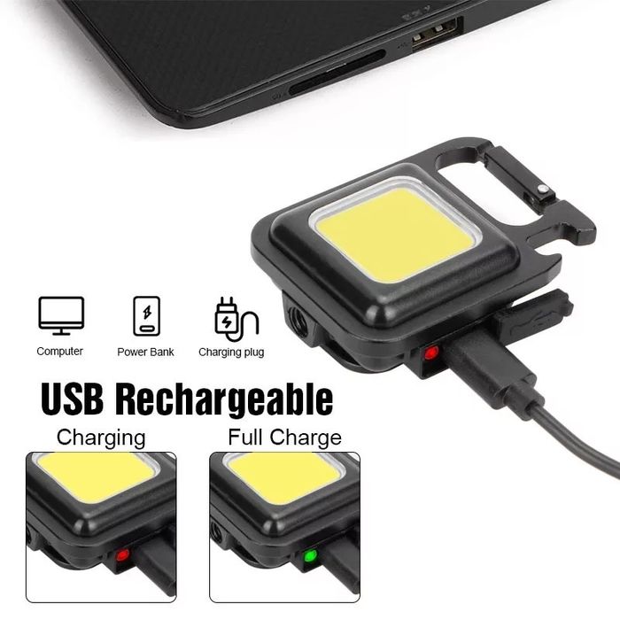 Mini lanterna led, 500 lumiens. Recarregável