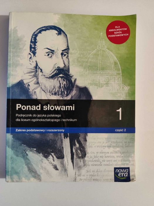 Ponad słowami 1 część 2 podręcznik, zakres podstawowy i rozszerzony