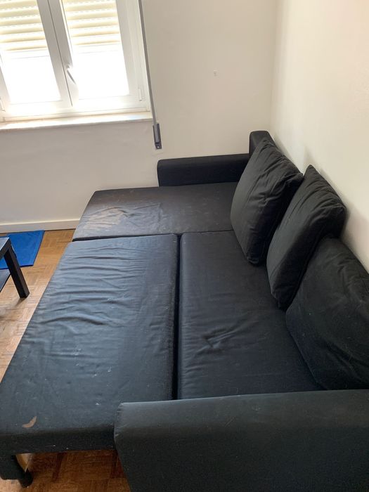 Sofa cama com chaise longue