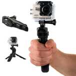 Uchwyt z mini statywem do kamer sportowych GoPro SJCAM kolor: czarny