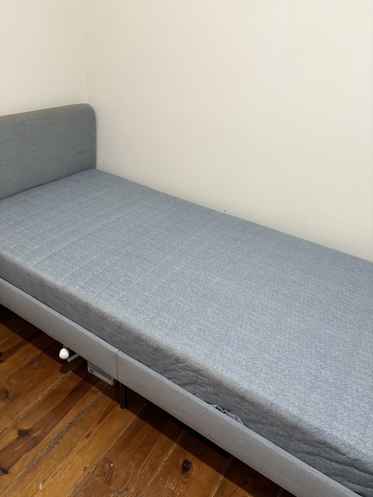 Vendo cama e colchão de solteiro ikea