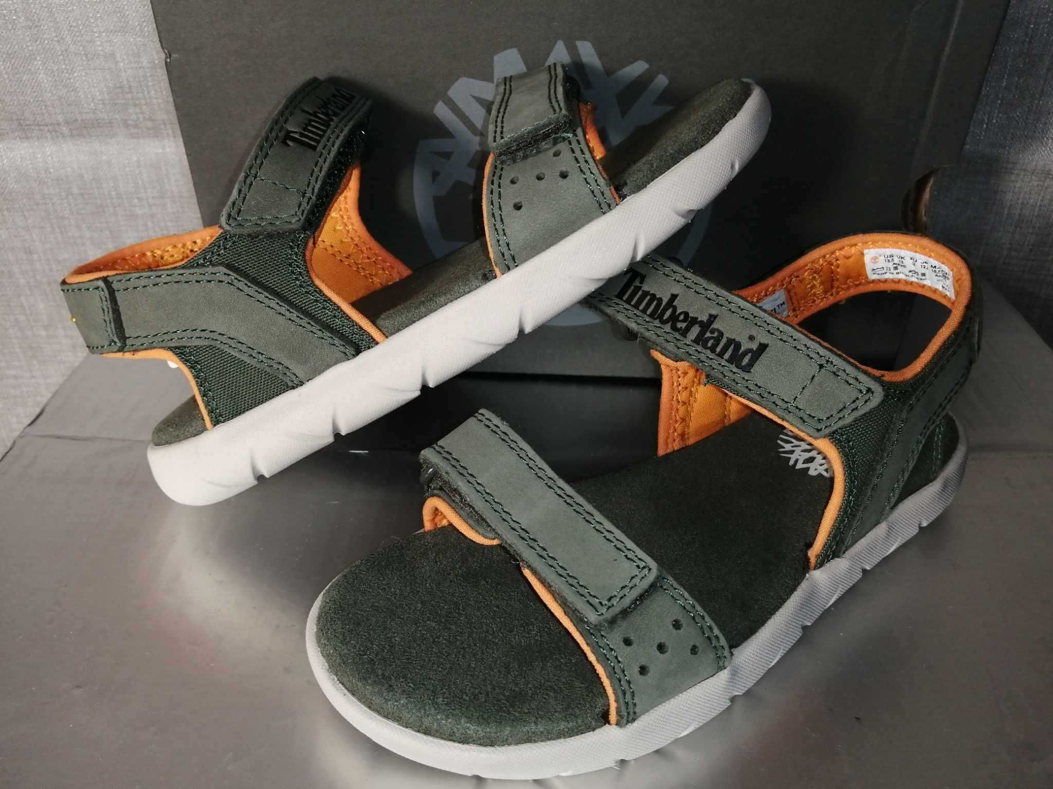 TIMBERLAND Nubble L/F2 Nowe Sandały Dziecięce 32 Oryginalne Zamszowe