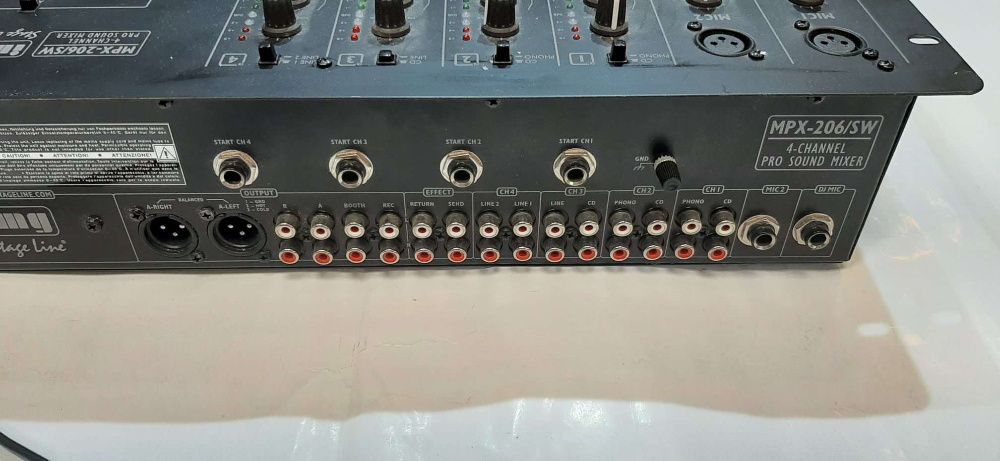 Mikser Audio IMG StageLine MPX-206/SW - Lombard Madej Gorlice -