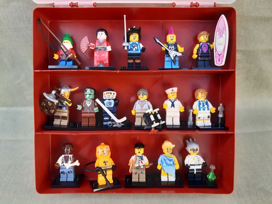 Lego 16 Minifiguras Series 4 Colecção Completa com Folhetos Originais