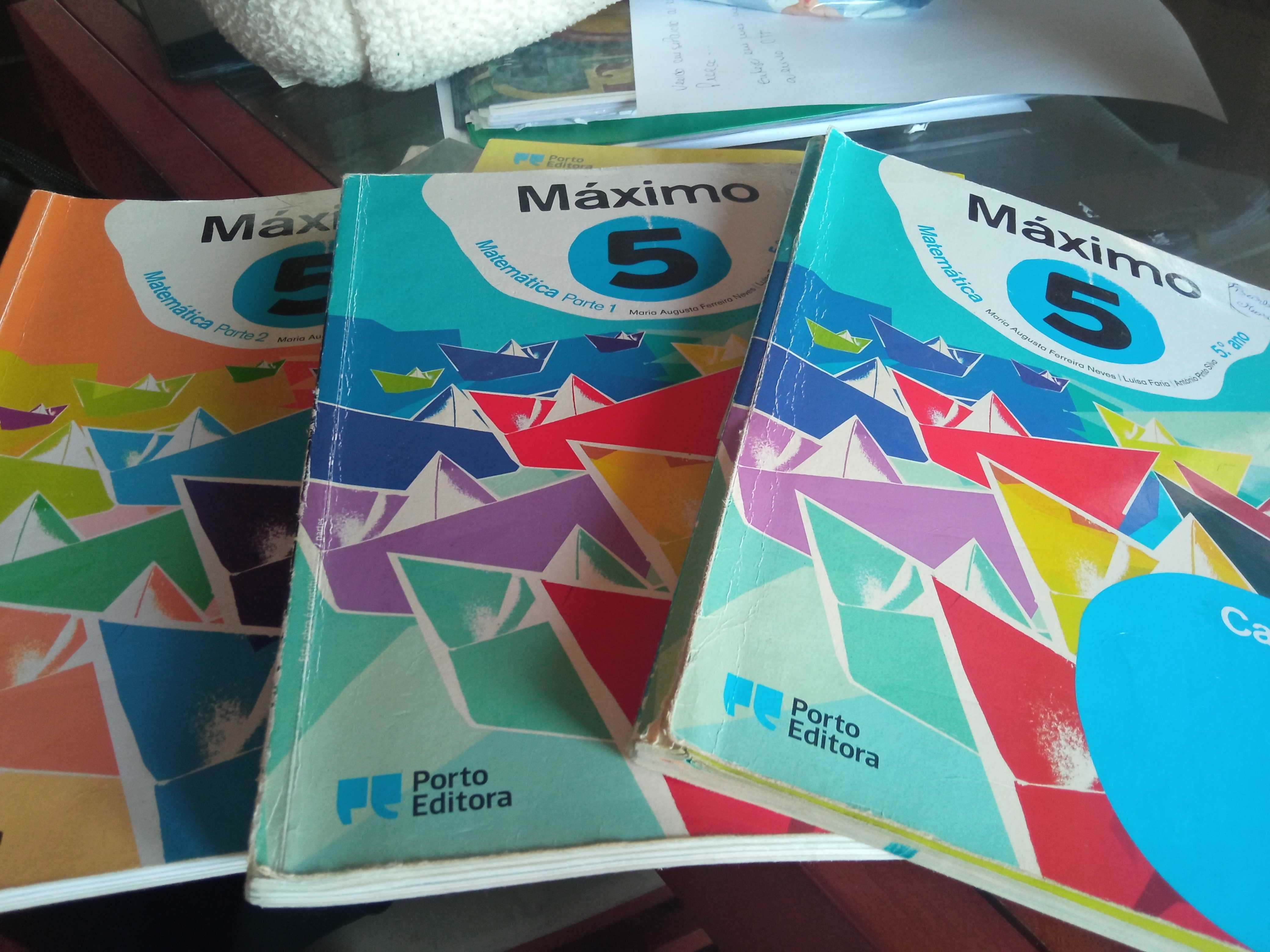 Livros escolares 5º ano - 10€ cada disciplina ; 35€  o conjunto