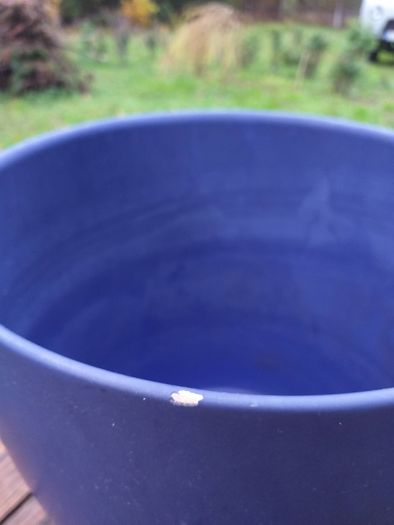 Osłonka ceramiczna niebieska 22,5 cm Scheurich