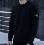 Світшот Stone Island (ОРИГІНАЛ) Чоловіча кофта Stone Island чорна