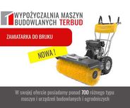 Zamiatarka do bruku. Wypożyczalnia
