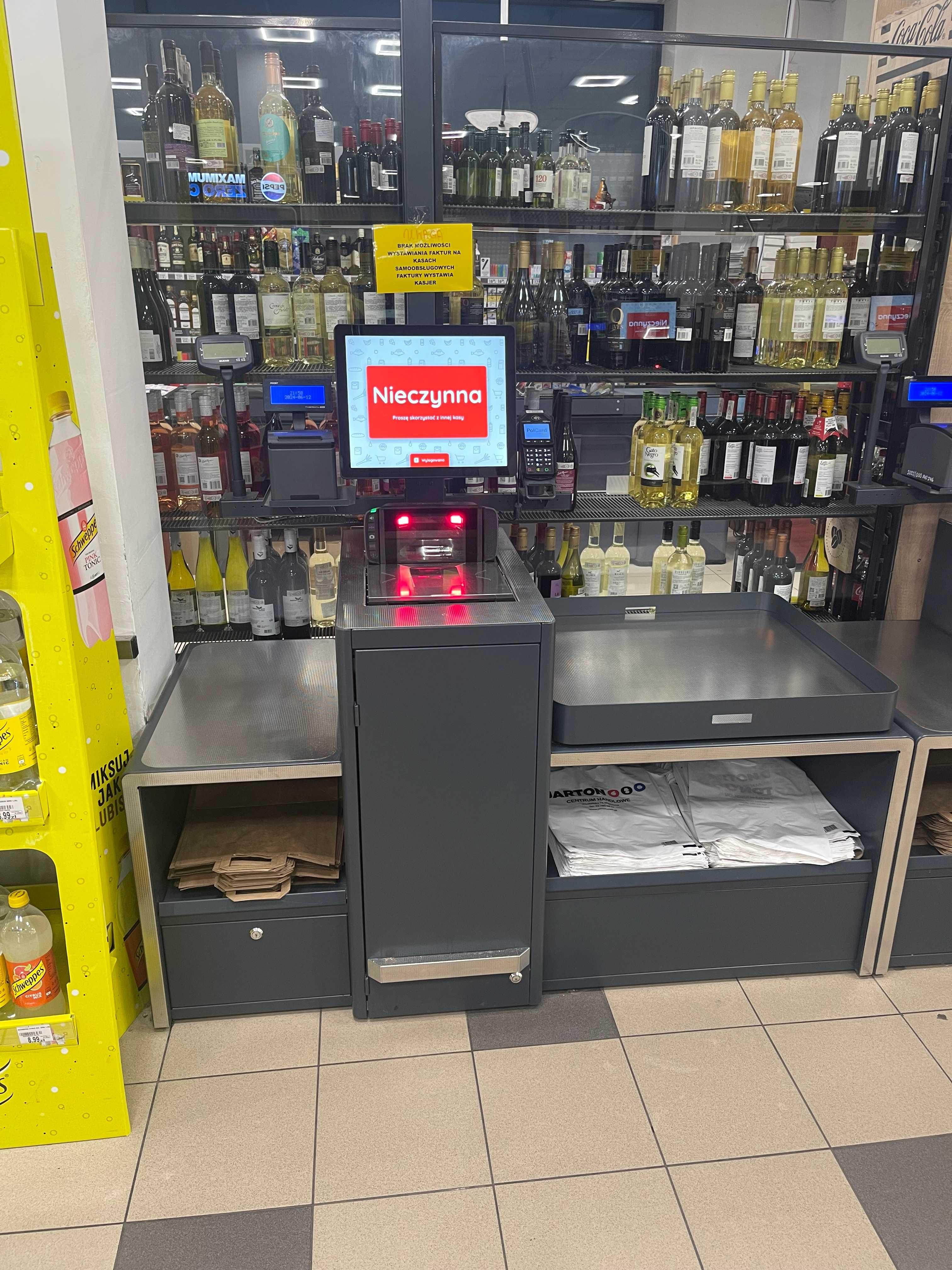 Kasa kasy samoobsługowe firma ITab używane