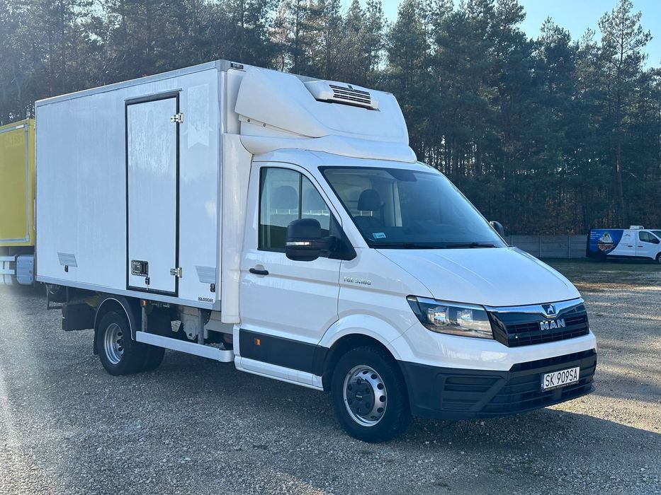 Volkswagen Crafter 2.0 180km/chlodnia / mroznia / thermo  king / salon polska / Na bliźniaku  chlodnia / thermo king / mroznia / iglocar / serwis aso / stan idealny