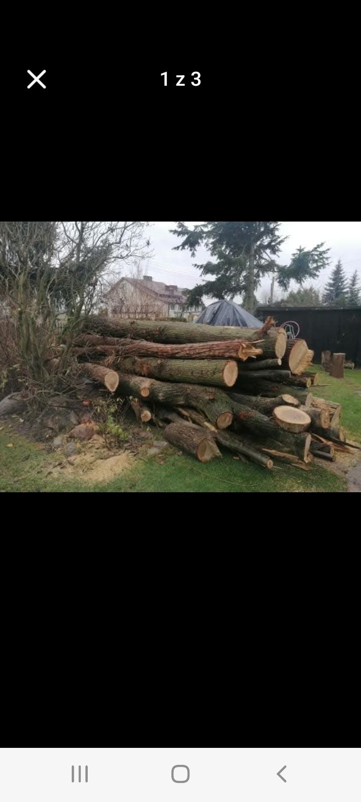 Cięcie drewna na klocki różnego rodzaju
