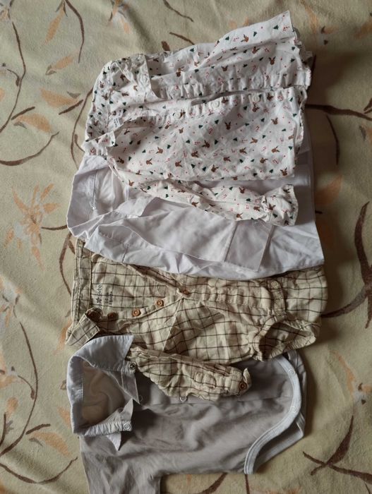 Komplet koszul dla chłopca od 56 do 80