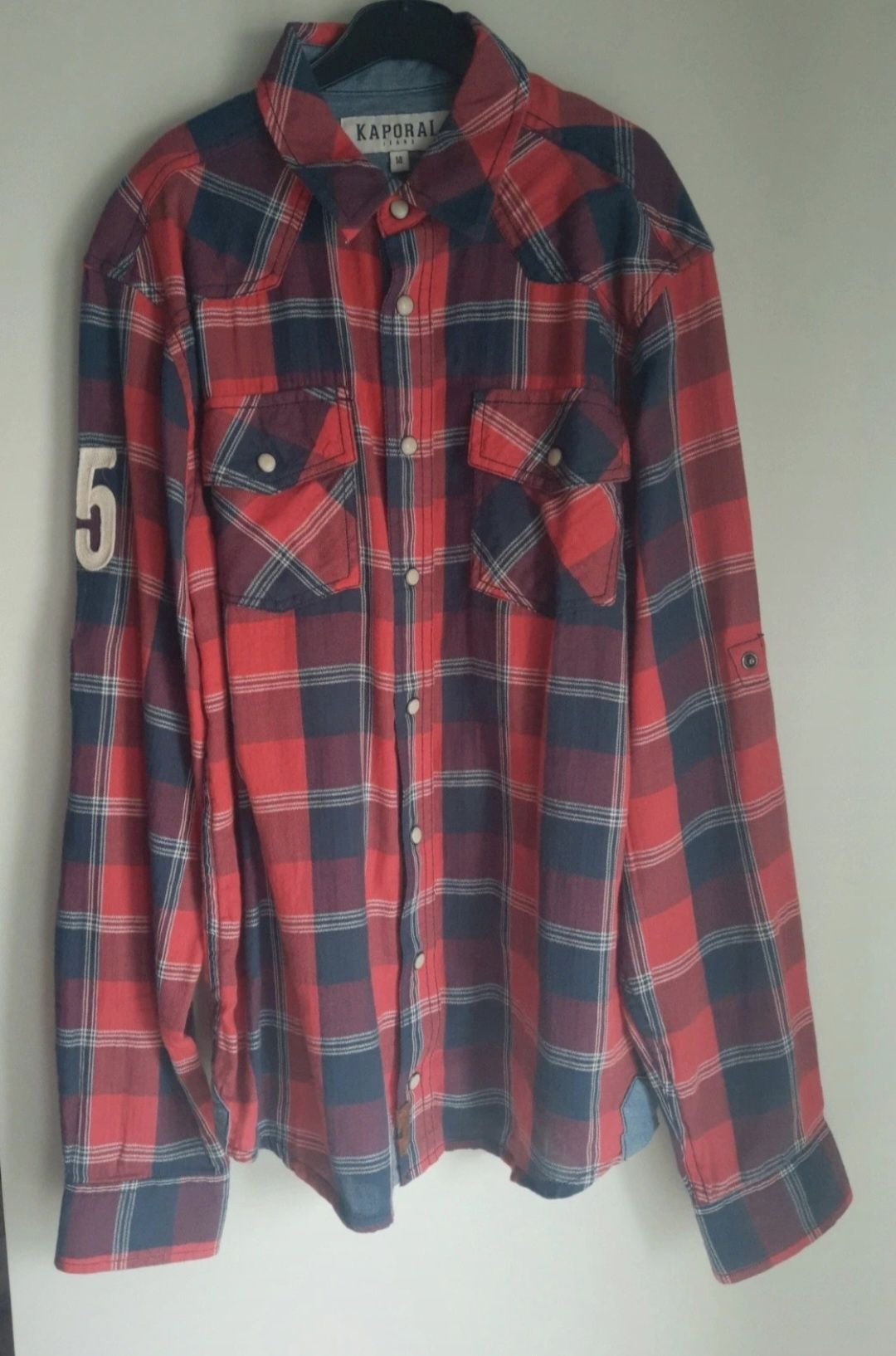 Camisa aos quadrados para menino 14 anos