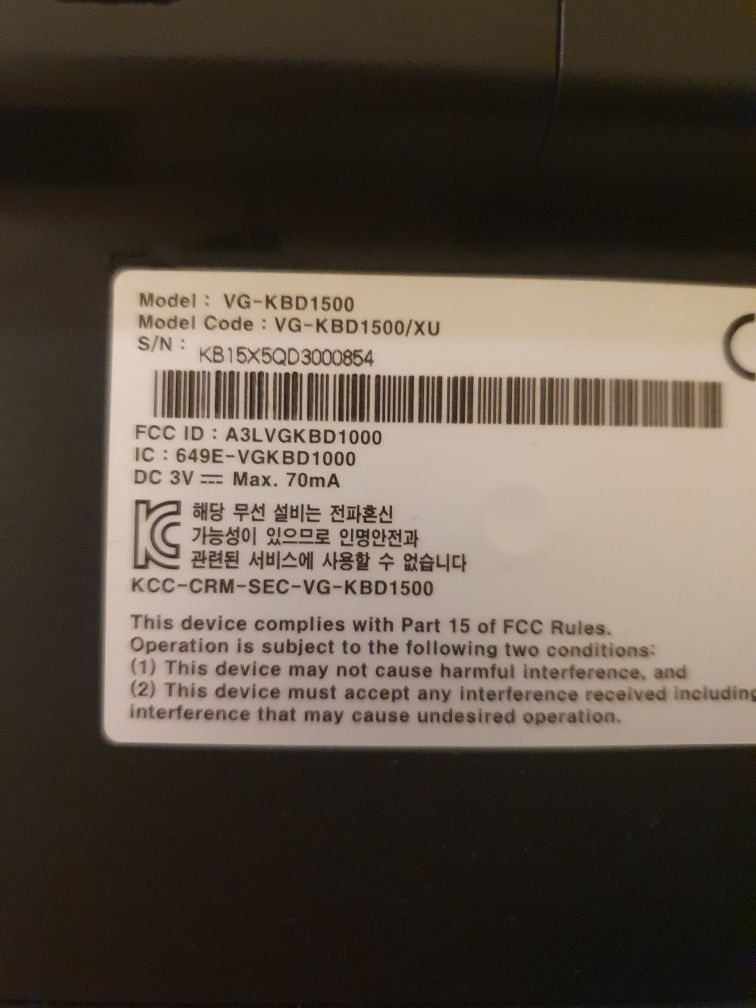 Klawiatura Samsung VG-KBD1500