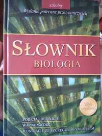 Książka słownik biologia