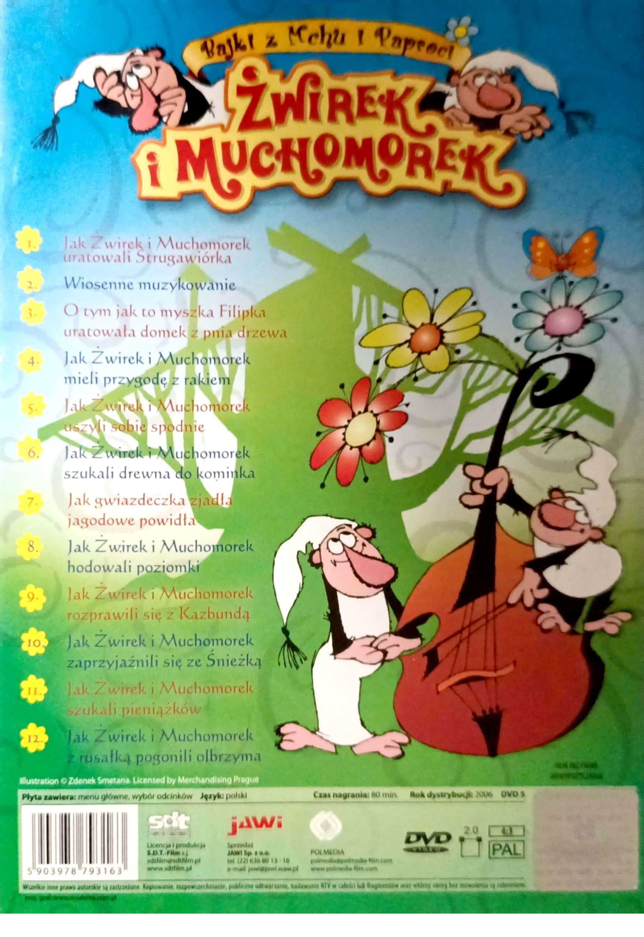 Żwirek i Muchomorek Jagodowe powidła dvd