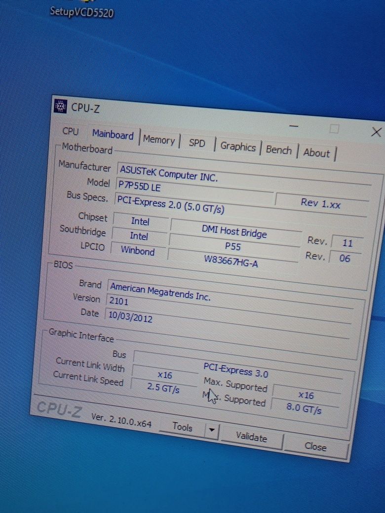 Asus P7P55D-LE + Intel Core i5-750 2.66Ghz