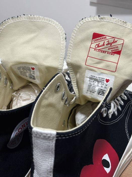 Converse x Comme Des Garcons Play Chuck 70 High Black