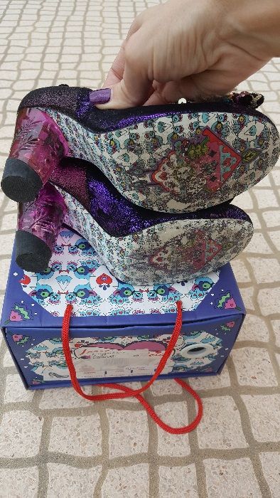 Sapato Roxo SUPER OrIgInAiS e como novos n.º 39