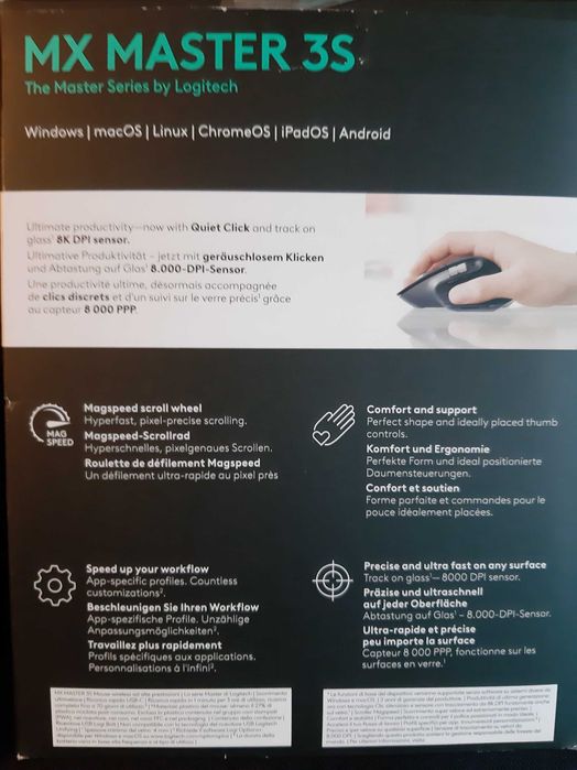 Rato Logitech MX Master 3S - Novo - valor Fixo!