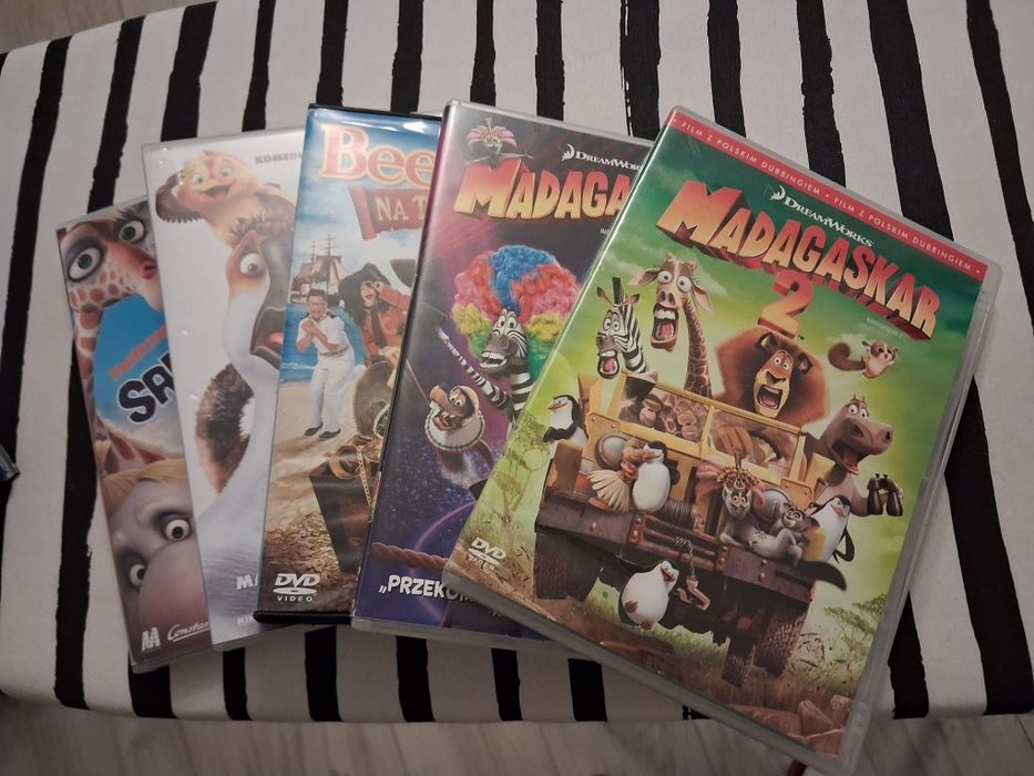 Płyty dvd różne bajki