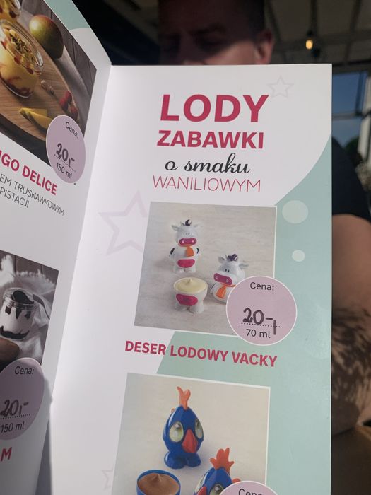 krówki pojemniki na lody, cukierki dla dzieci 12 sztuk