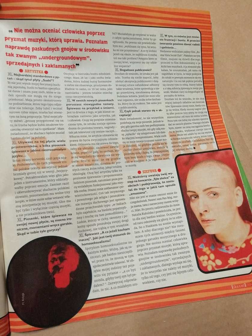 Gazeta muzyczna / czasopismo XL magazyn muzyczny maj 2000 r. Nr 5 (51)