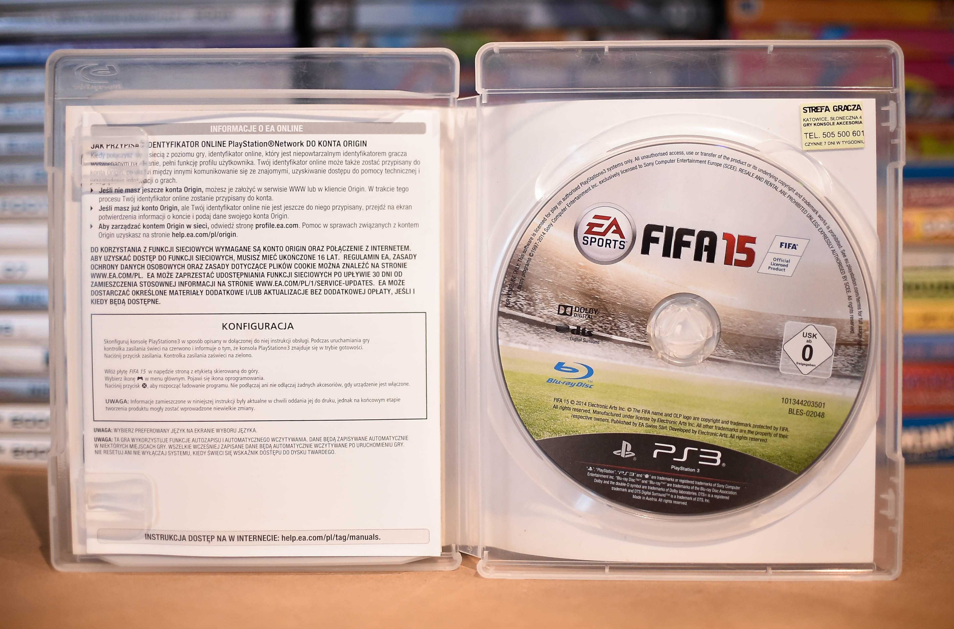 PS3 # Fifa 15 PL