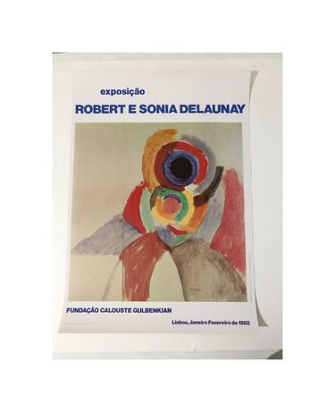 Cartaz exposição Robert e Sonia Delaunay 1982 (F. Calouste Gulbenkian)