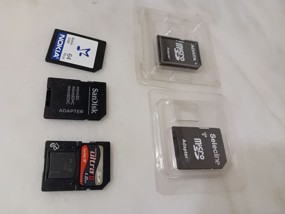 Conjunto de 5 Adaptadores/Cartão de Memória