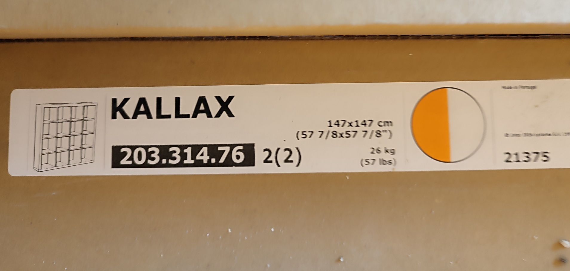 IKEA Kallax duży regał szafka 147x147 nowe