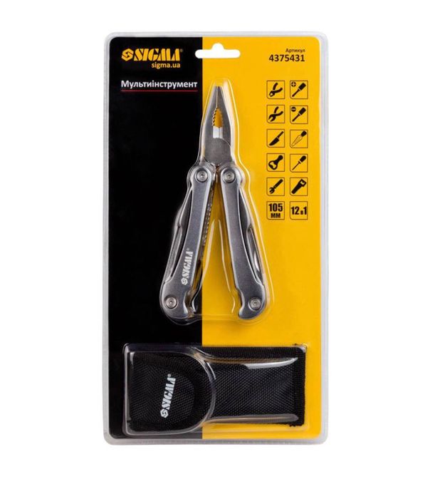 Мультиінструмент 12В1 (та чохол) SIGMA