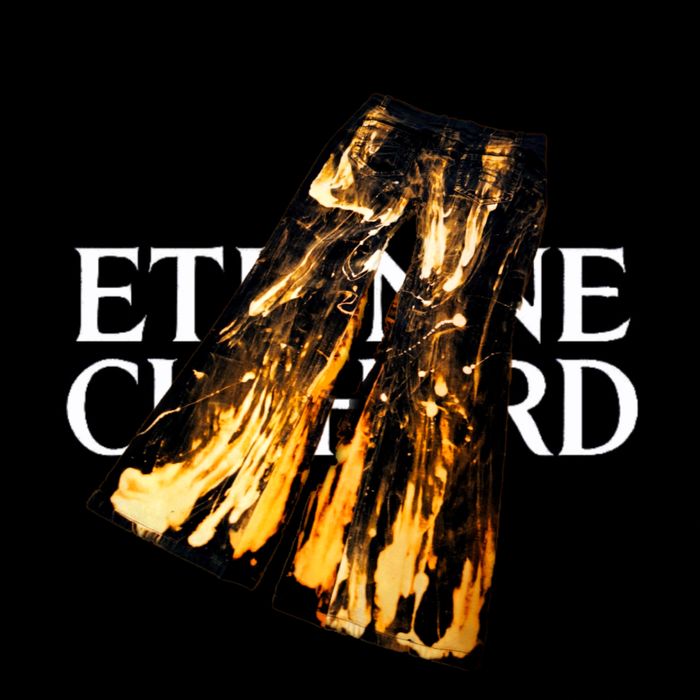 Клёш джинсы широкие джинсы опиум дизайнер sk8 y2k opium baggy flared