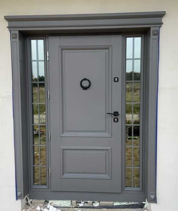 Drzwi zewnętrzne drewniane dębowe pomiar/dostawa/montaż/dotacja