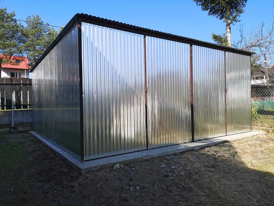 Garaż blaszany 6x6m garaże darmowy transport i montaż