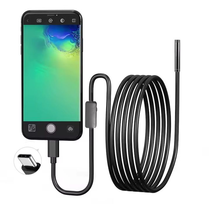 Kamera endoskopowa inspekcyjna 3w1 wodoodporna USB-C