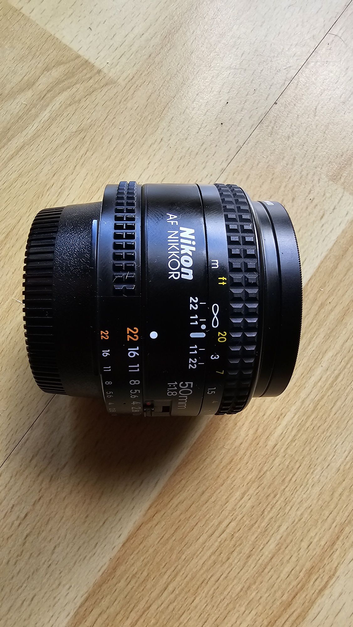 Obiektyw Nikkor 50mm f/1.8 AF Made in Japan