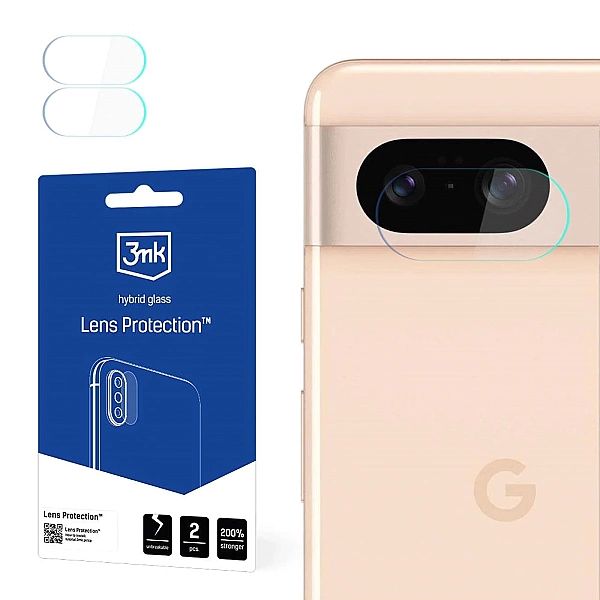 Szkło na aparat 3mk Lens Protection™ hybrydowe na Google Pixel 8/5G