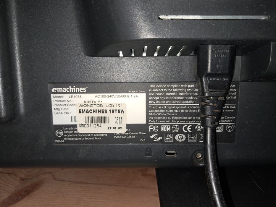 Monitor  emachines