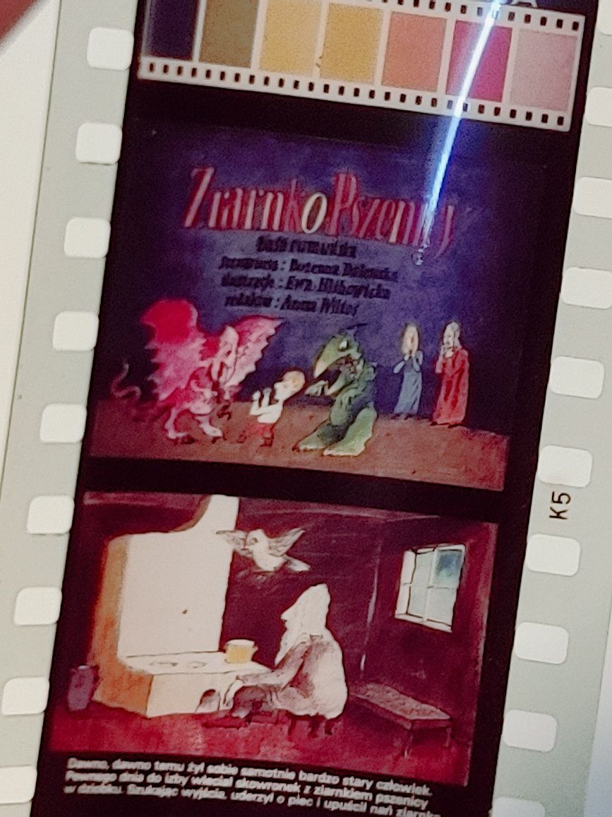 Bajka na rzutnik ZIARNKO PRZENICY bajki retro PRL Ania Jacek