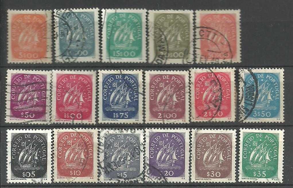 Série Caravela de Portugal de 1943 Completa usada