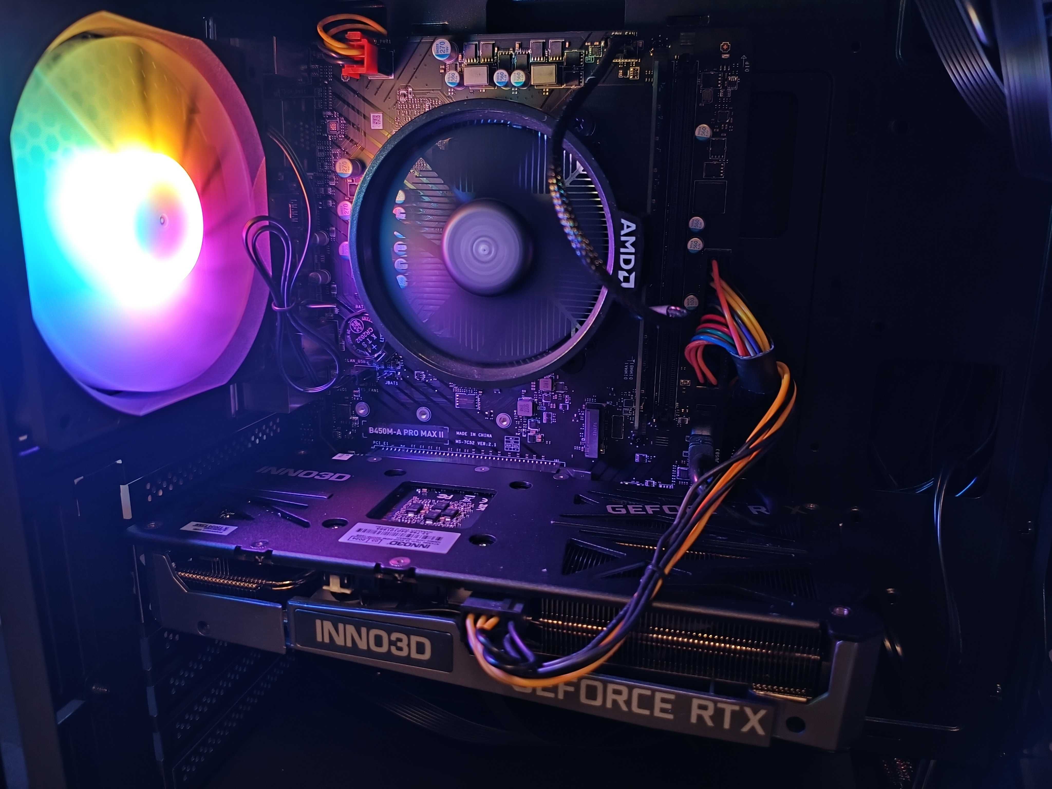 Komputer RTX 3060 12Gb / Ryzen 5 / SSD / KRUX do gier GAMINGOWY