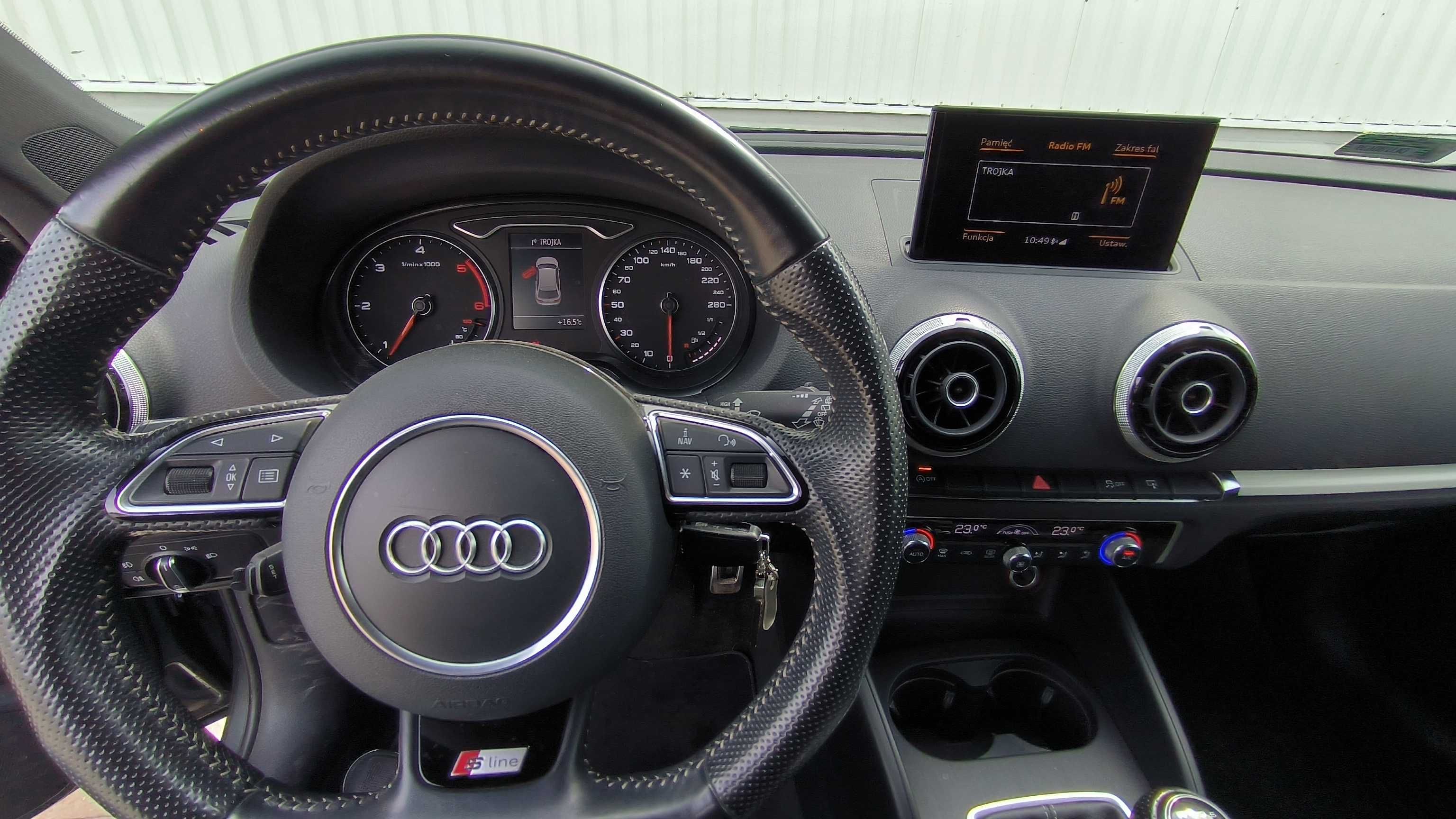Audi A3 S line, super wyposażenie , niski przebieg