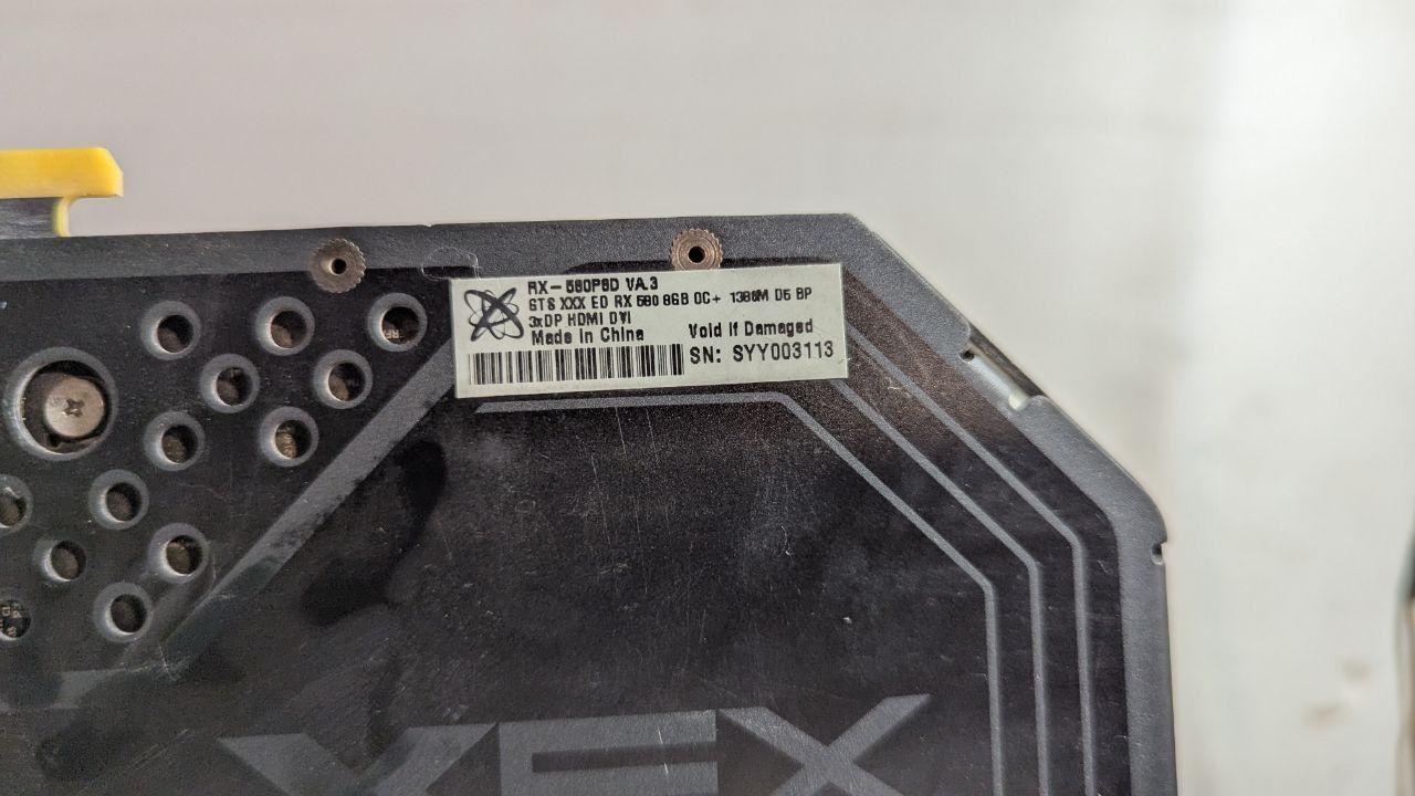 Видеокарта XFX AMD Radeon RX580