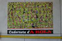 Cadernetas A BOLA fotos e descrição Seleções, Benfica, Porto, Sporting