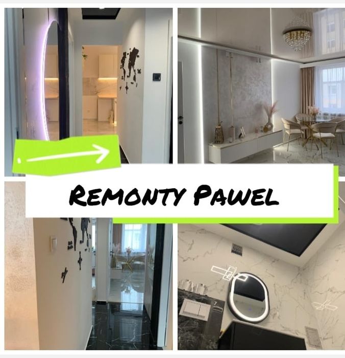 Remonty i wykończenia wnętrz, sufity napinane.