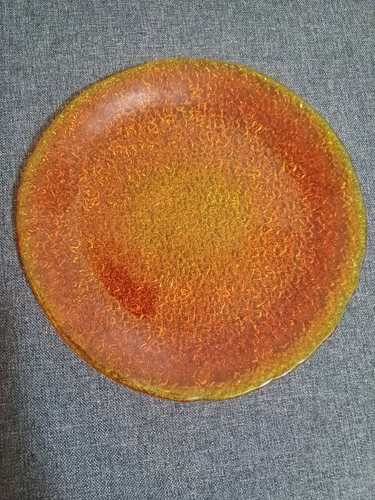 Talerz Sahara huta szkła Ząbkowice